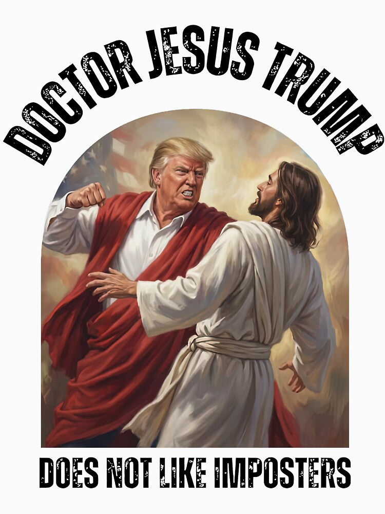 Trump Jesus Doctor funny by Evelynzurick