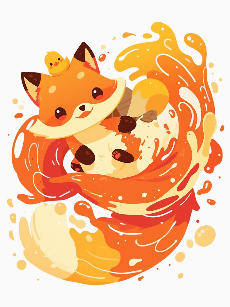 Cotton Candy Fox Sticker by CritterSquad