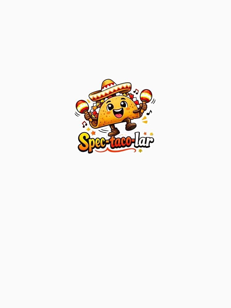 Spec-taco-lar Fiesta Taco Cartoon Design by Big Magic Designs