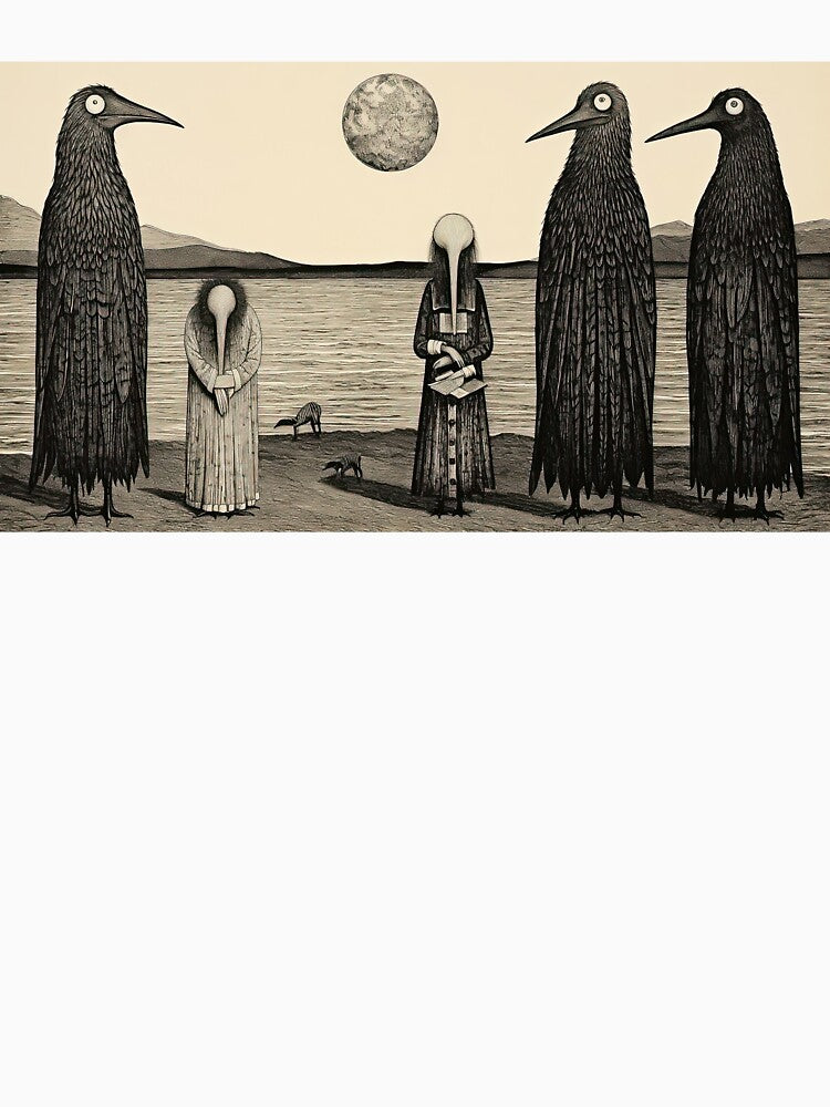 Victorian Macabre Illustration – Gothic Ink Art in the Style of Edward Gorey by GabyDAlessandro