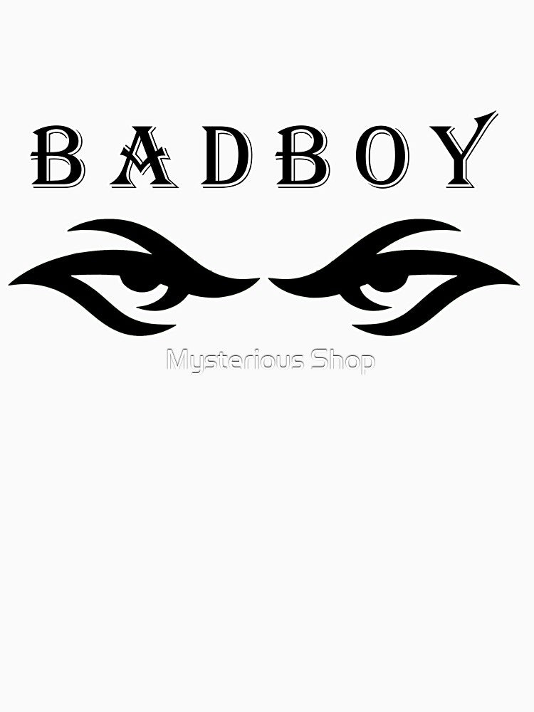 Badboy Tribal Eyes | Graphic Bold Streetwear | Attitude Design by Mysterious Shop