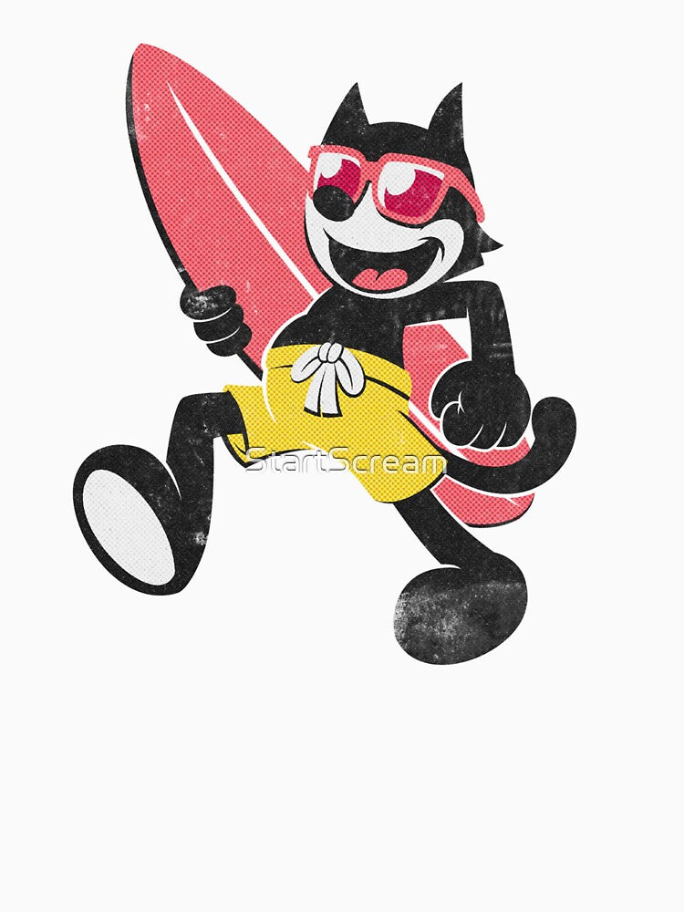 Felix the cat surfing by StartScream