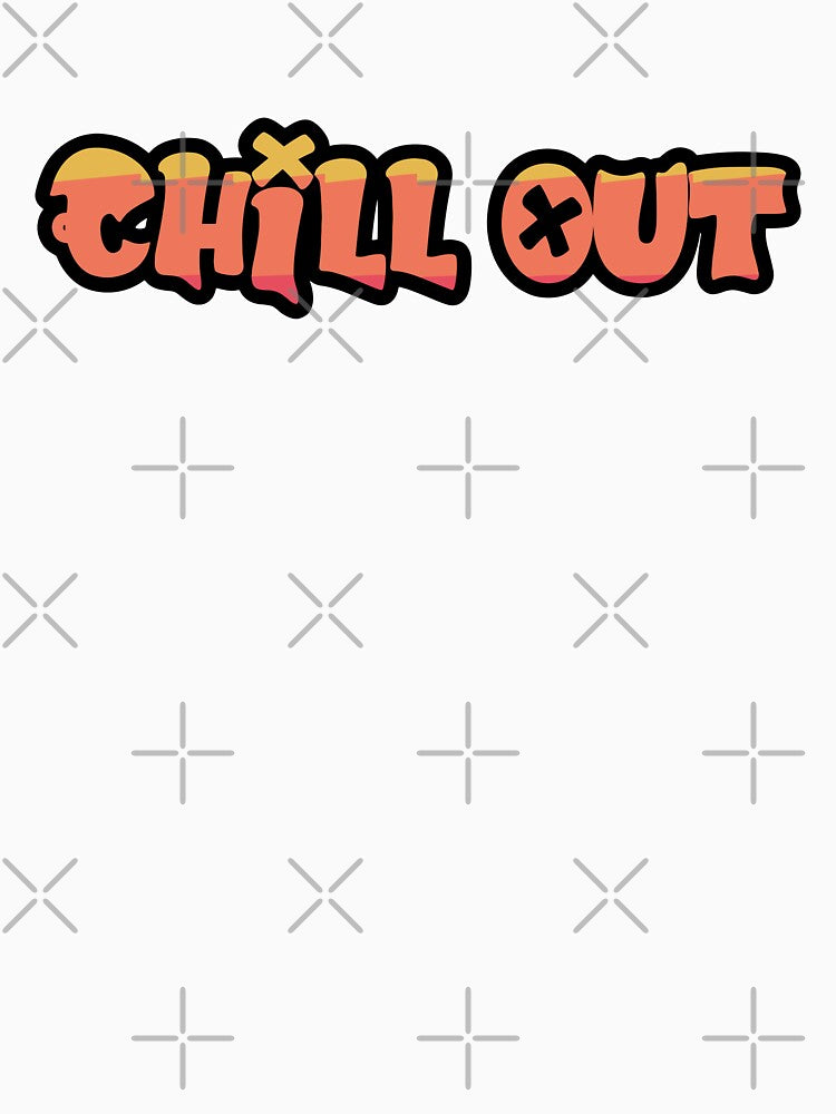 Vibrant Vibes: ‘Chill Out’ Typography Artwork by diegomenjivar92