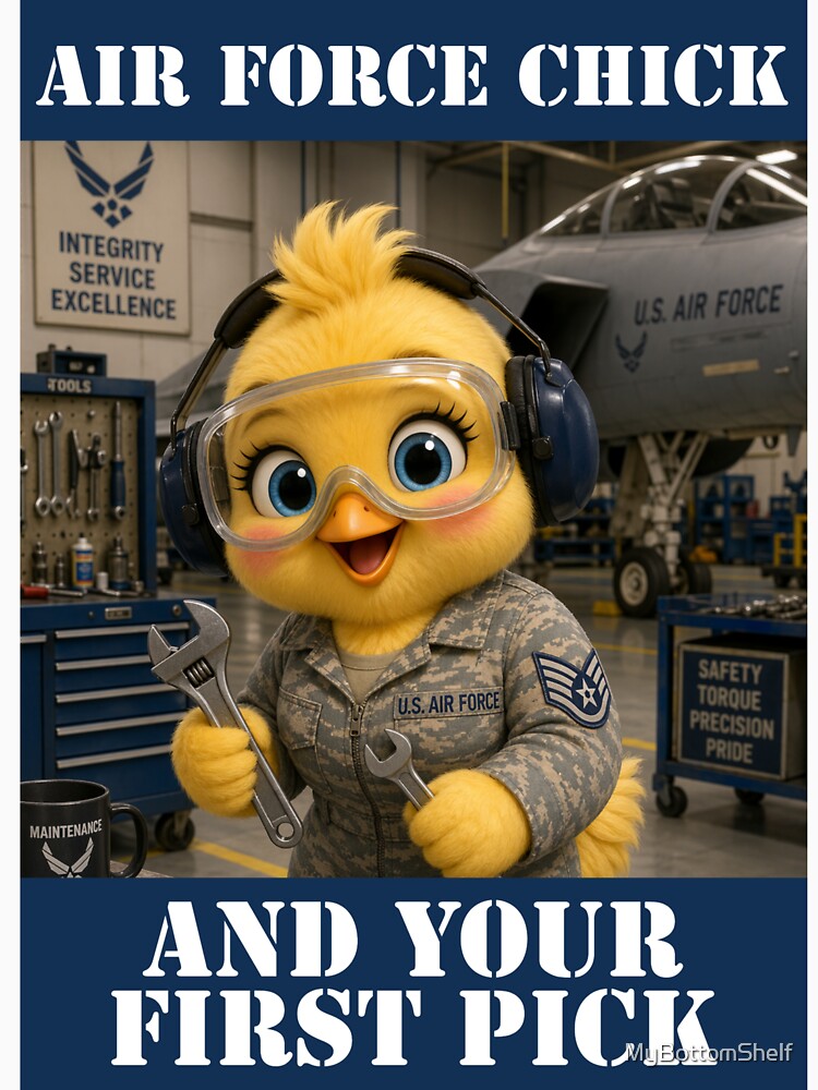 Air Force Chick and Your FIrst Pick by MyBottomShelf