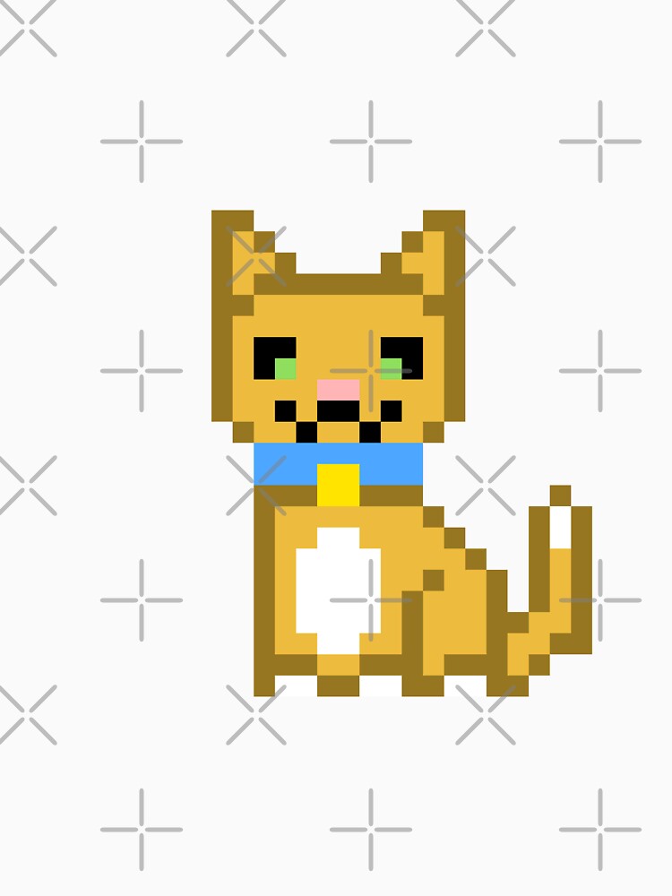 Cute Pixel Cat Retro 8-Bit Style by pixelartshop4r