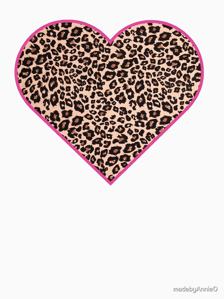 Y2k cheetah print heart by madebyAnnie0