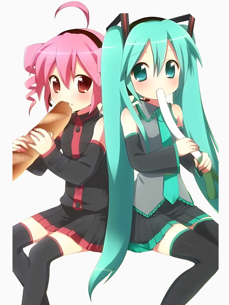 Kasane teto x miku by RadiantGraphics