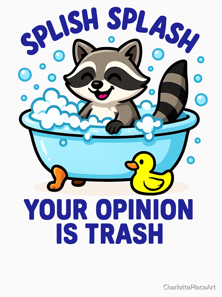 Trash Racoon by CharlottePlaceArt