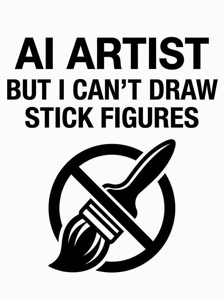 The AI Artist Paradox: Can't Draw Stick Figures by DeadlyWhisper