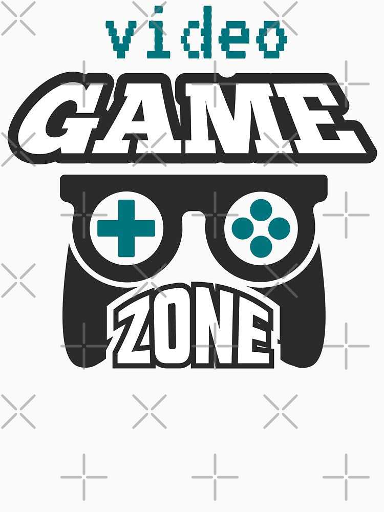 Video Game Zone Funny Gaming Quote - Humorous Gamer Room Level Up Art by FuzionRaptor