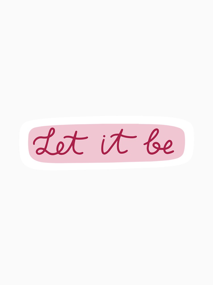 Let It Be Pink Patch by tealborealis