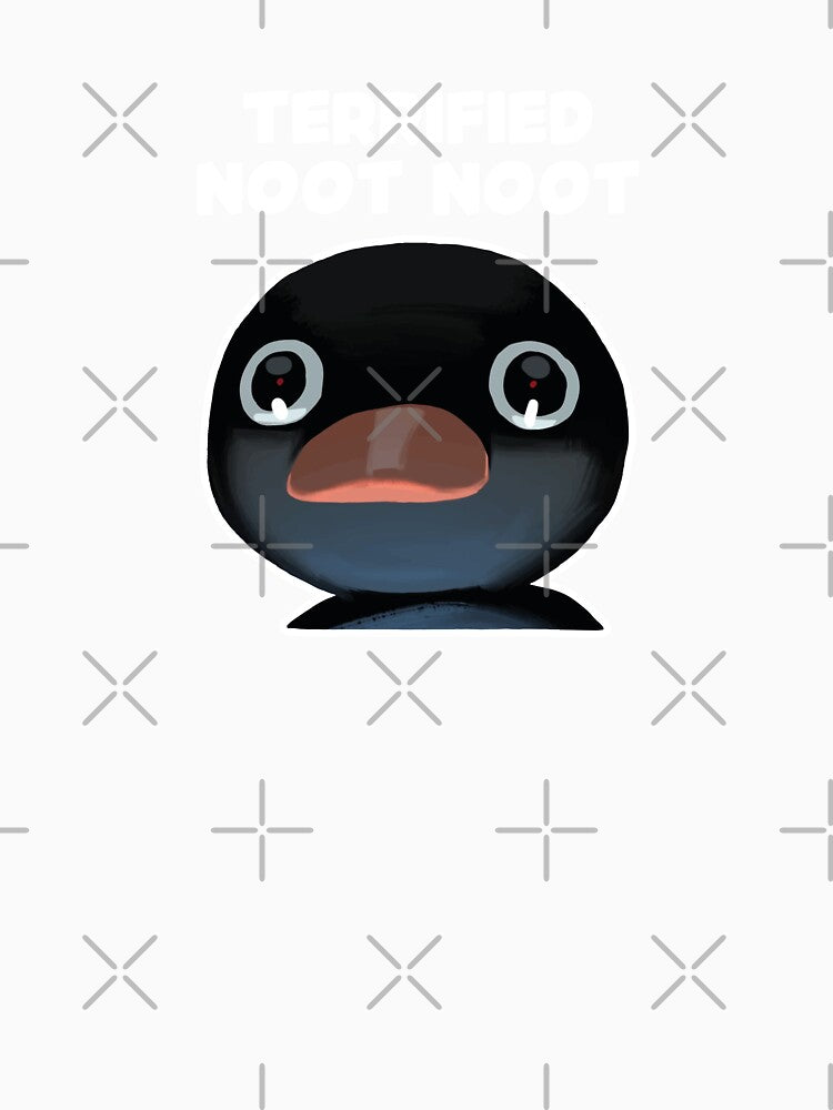 Terrified Noot Noot Pingu Meme (Yellow BG) by FilipeFerreira