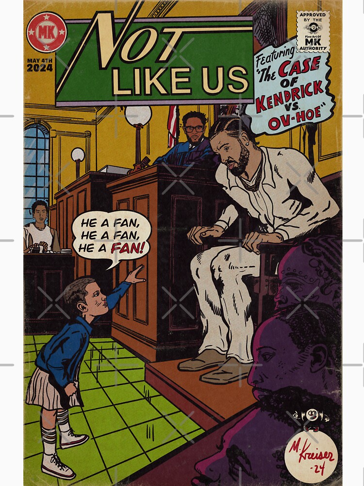 Kendrick - Not Like Us Comic Parody by FineArtofMK