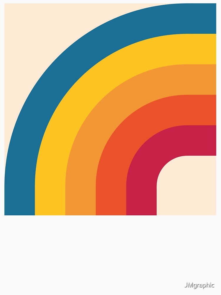 Mid Century Modern Rainbow - Colorful by JMgraphic