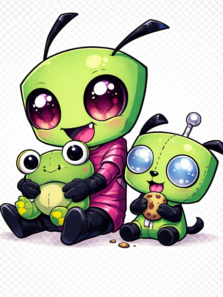 cute alien invader chibi by MaybePerfect