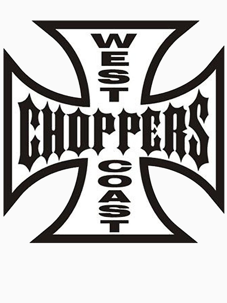 the west -CHoPPerS- CoaSt- motorcycles factory merch by keneung11