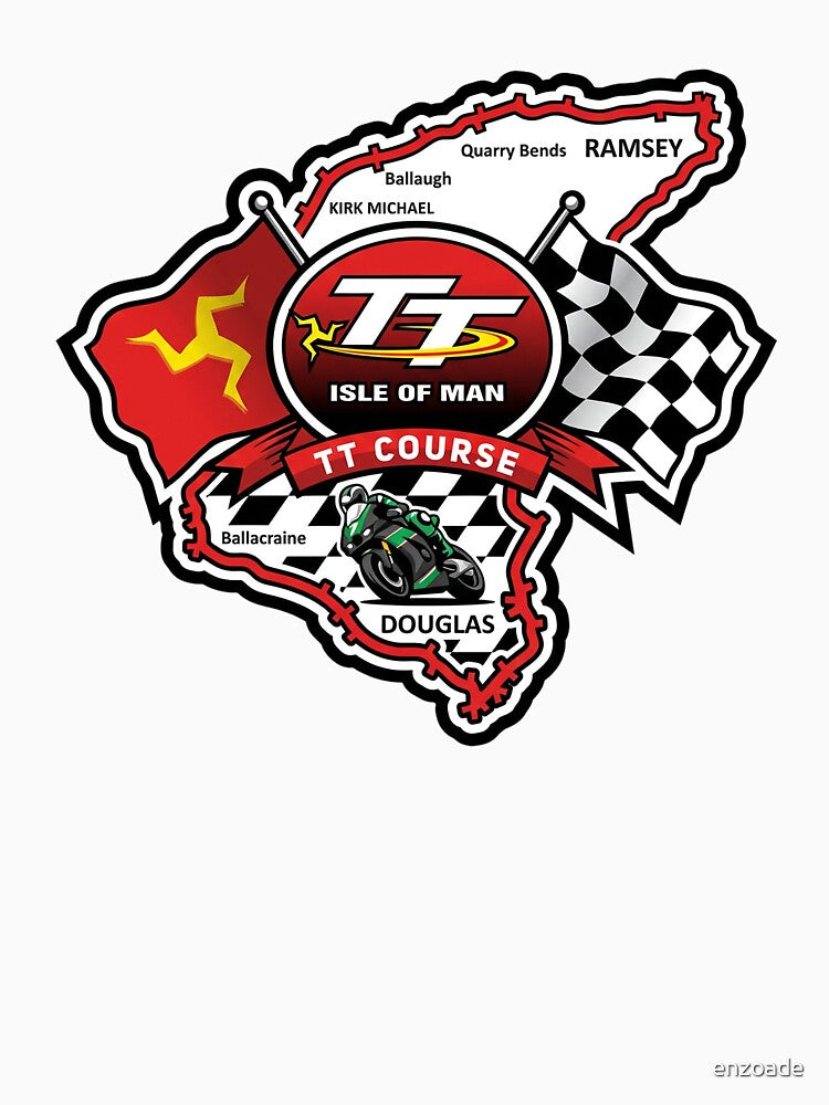 TT - Isle Of Man - Graphic Art by enzoade