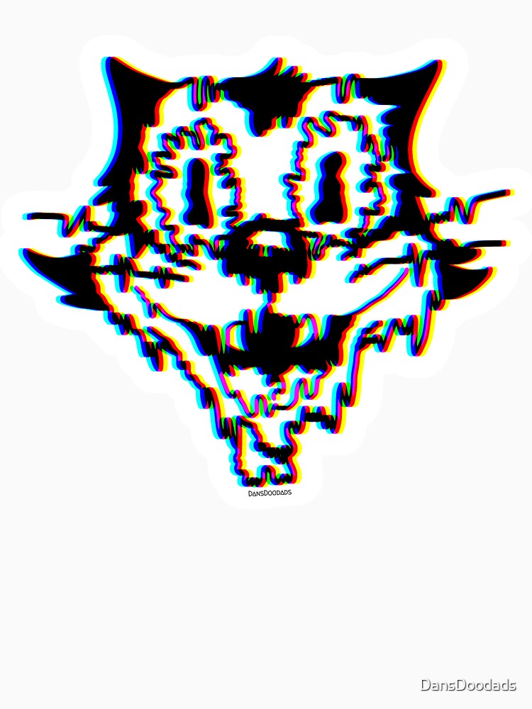 Acid Trip Kitty Cat by DansDoodads