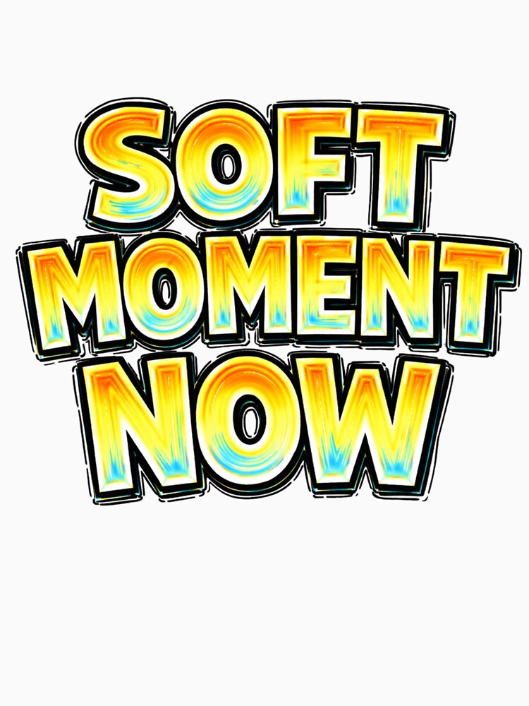SOFT MOMENT NOW – hand drawn childlike typography by Mac Sketches