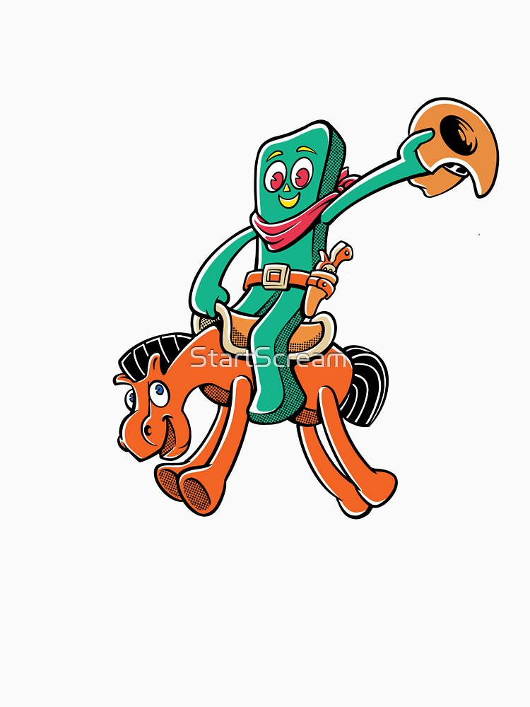Gumby and Pockey Cowboy – Western Cartoon Vibes by StartScream