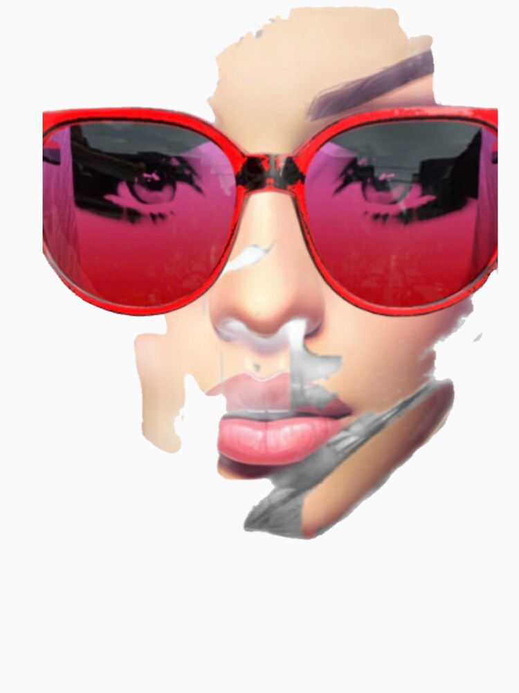 Red Shady Babe by Art By  FRANchessca