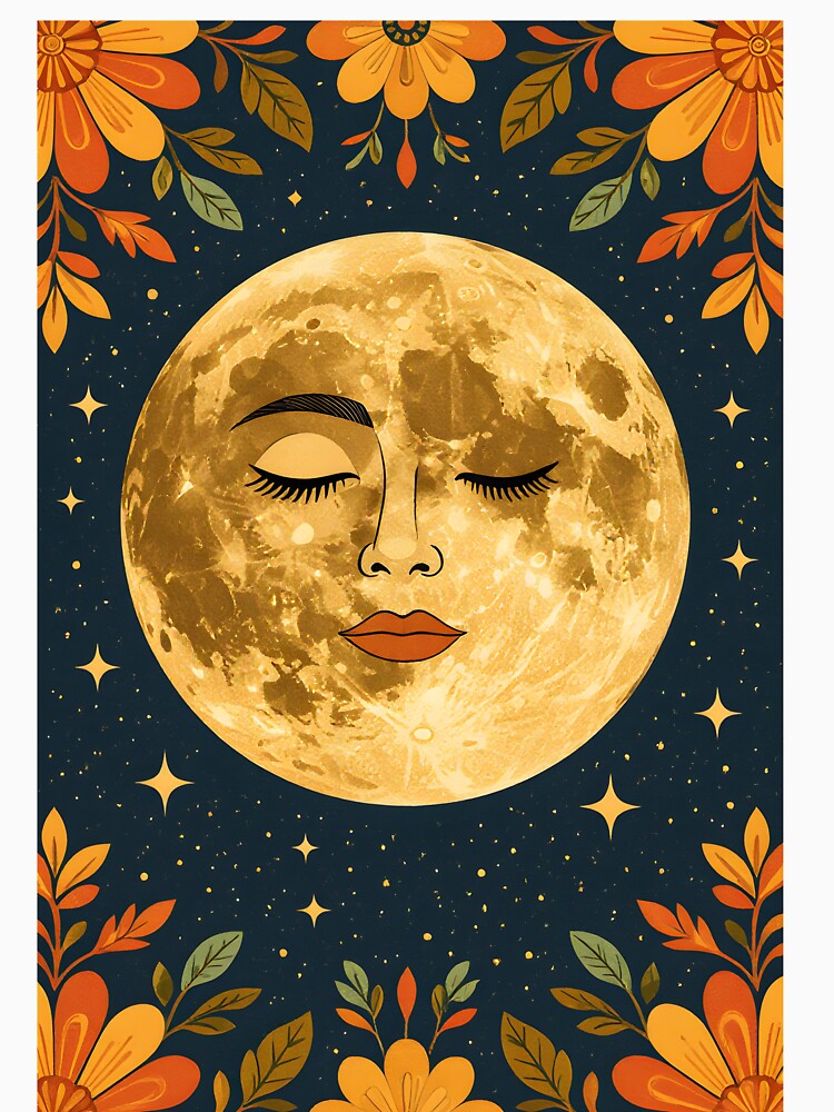 Vintage Boho Moon Stay Wild Celestial by SoulGraphixx
