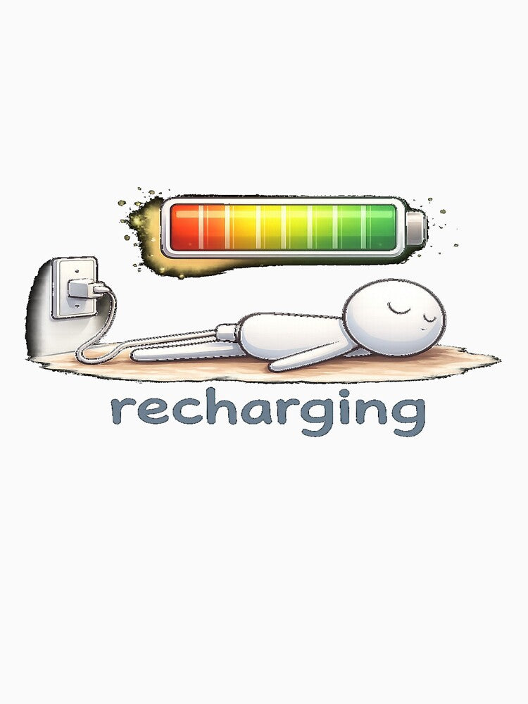 Sleep Recharging Stick Figure by Funny-Prints747