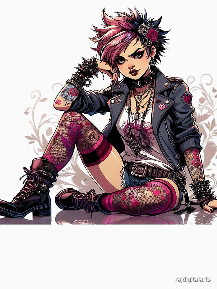 punk girl by rajdigitalarts