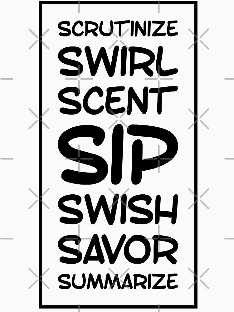 Wine Tasting - the Seven words of wine appreciation by janraydesigns