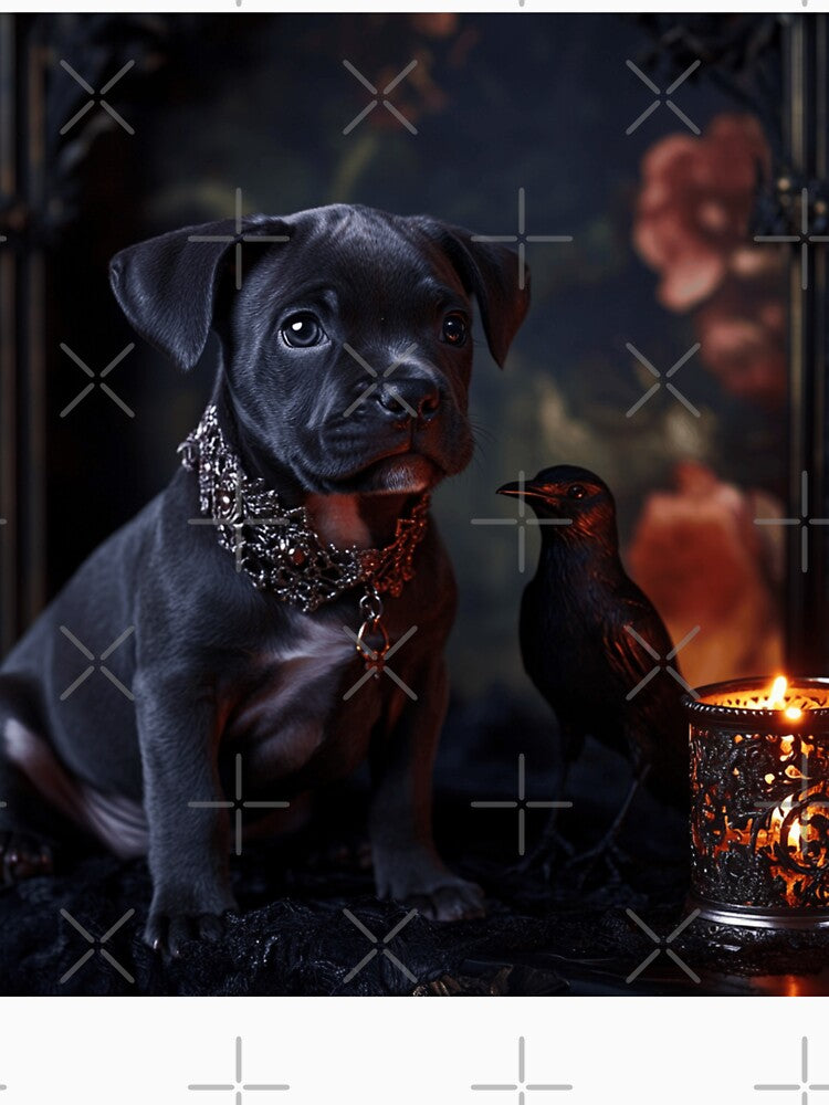 American Bully Puppy Dark Love by Nocturne  Paws