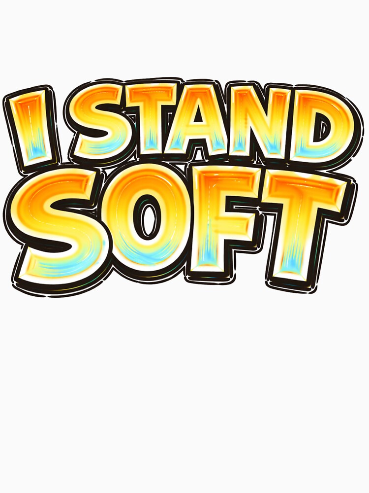 I STAND SOFT – hand drawn childlike typography by Mac Sketches