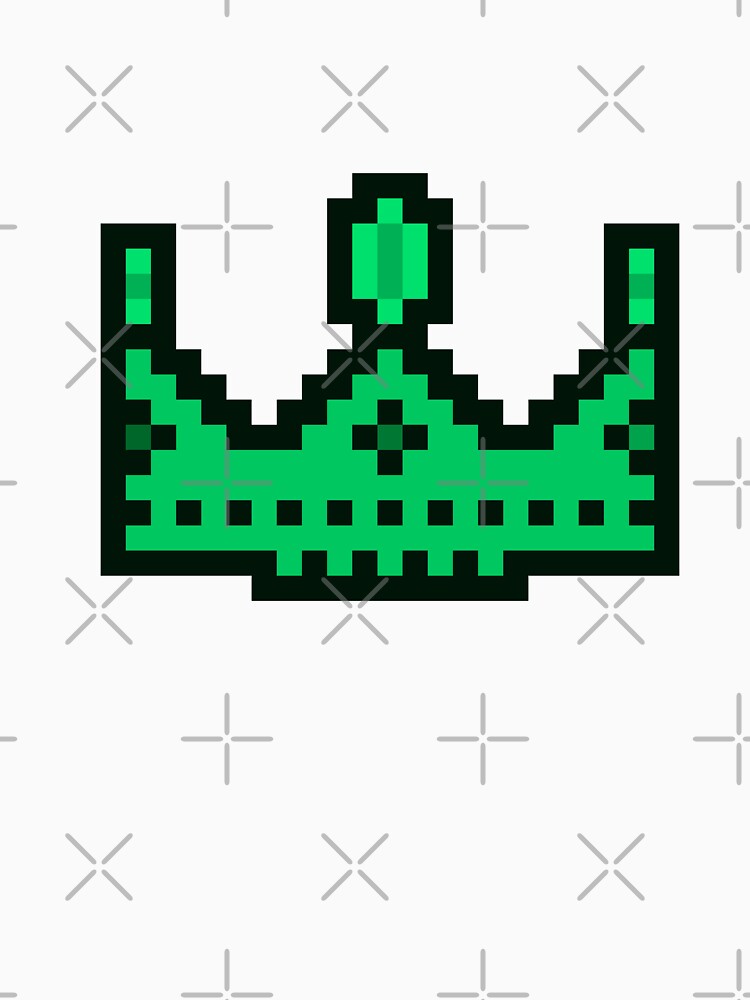 8 Bit Emerald Crown by 8-B-L
