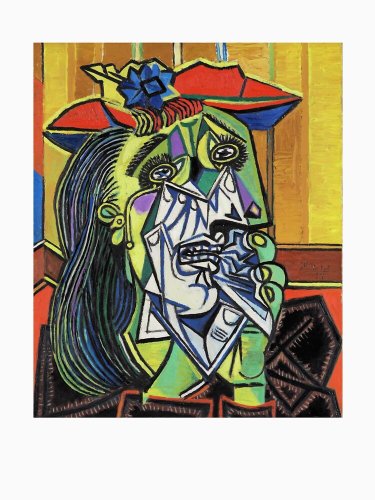 WEEPING WOMAN 1937 PABLO PICASSO by Blue  Robin