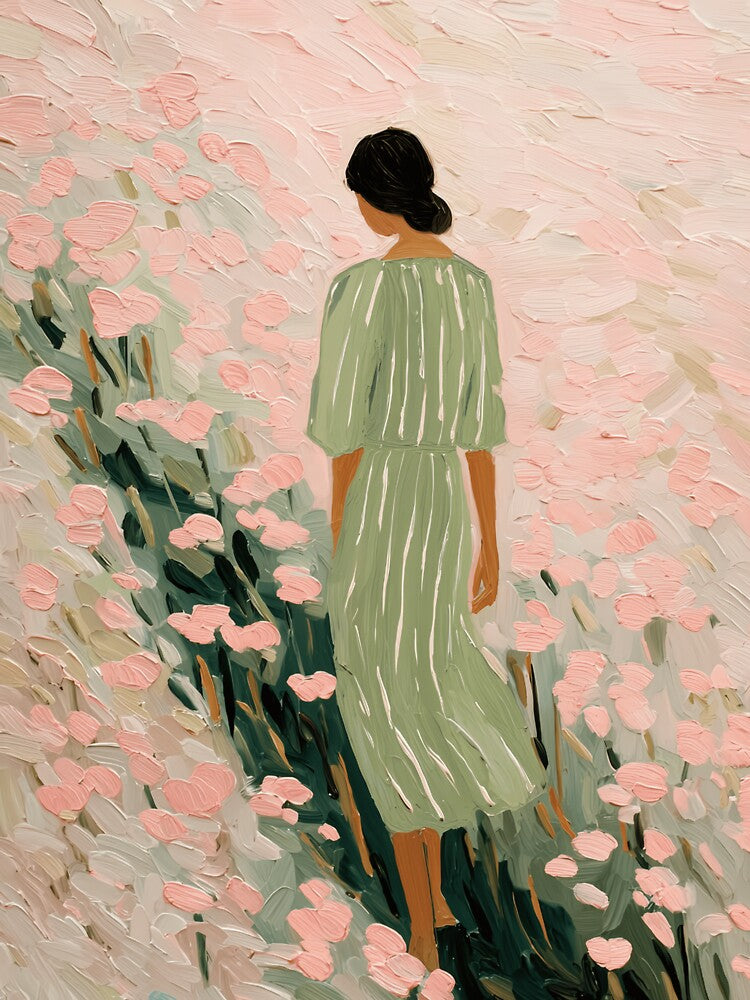 She Walks Through Quiet Bloom by HansDavidsenST