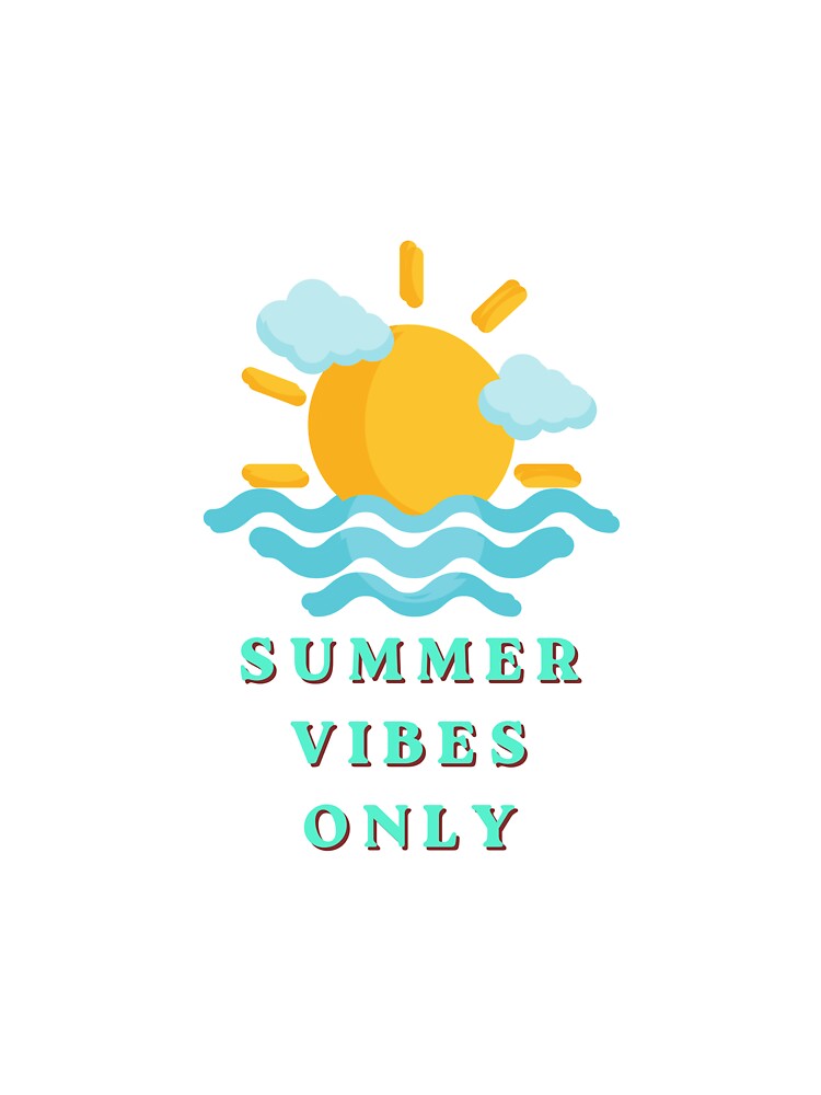 summer Vibes Only Sunset Beach T-Shirt | Ocean Summer Graphic Tee by RKS VIBES