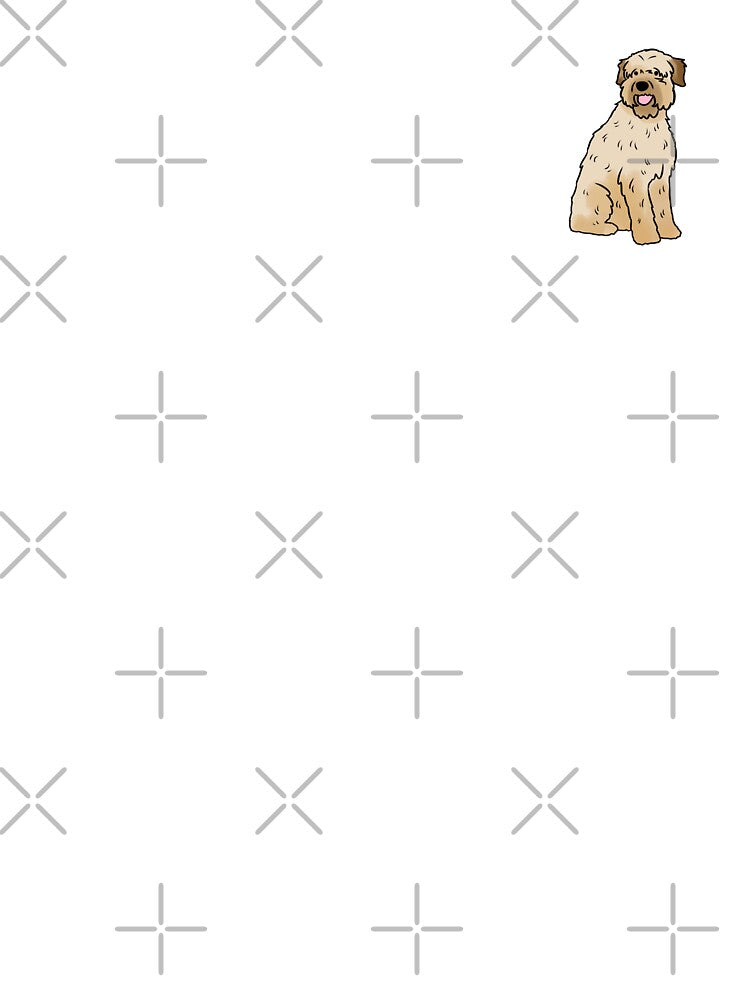 Soft coated wheaten terrier cute illustration by Yarafantasyart