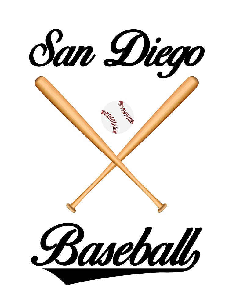 San Diego Baseball T-Shirt for Men and Women by AllStarMerch
