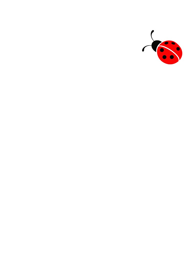 Ladybug Pocket Patch T-Shirt for Men and Women by AllStarMerch