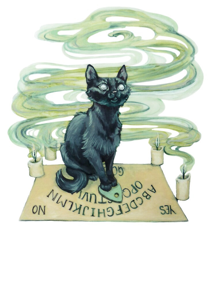 Ouija Cat by Jenny Fontana