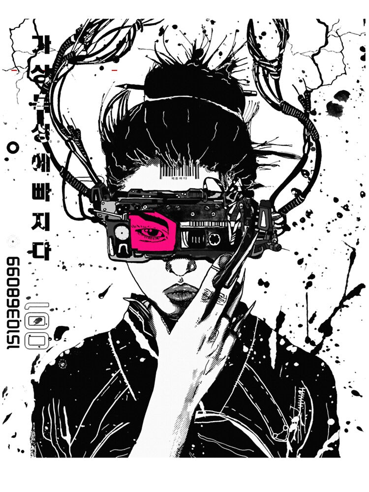 Cyberpunk Vaporwave Modern Urban anime manga by Dog Mom ★★★★★