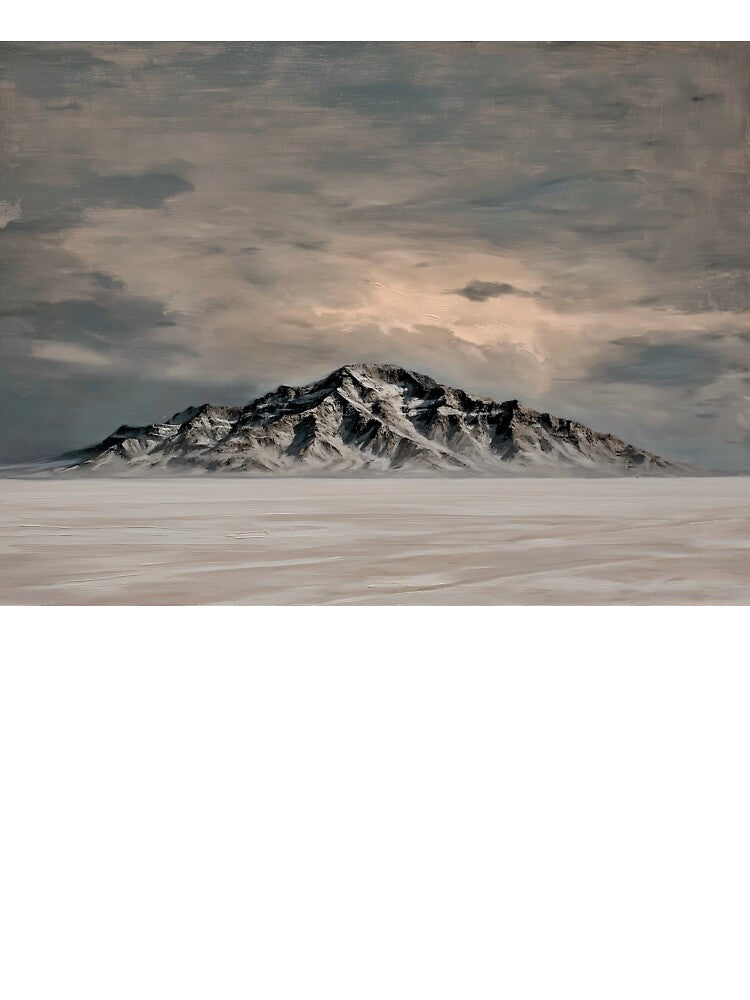 Majestic Mountain Under Moody Skies by lautir