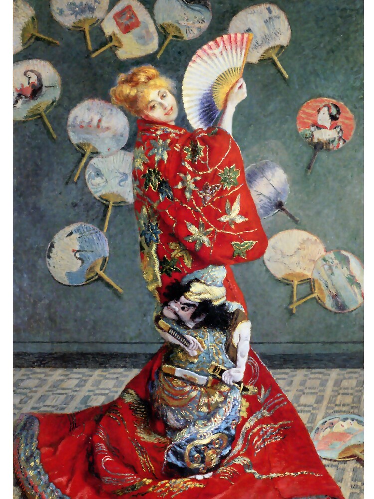 Camille Monet In Japanese Costume (1876) by Claude Monet by Designedbysm