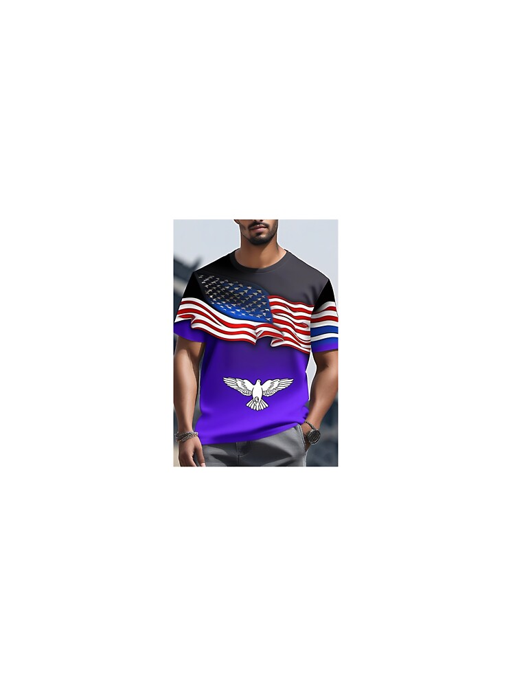 Big Dove 3D Print Men's Shirt for Summer Holidays by Chukszy1