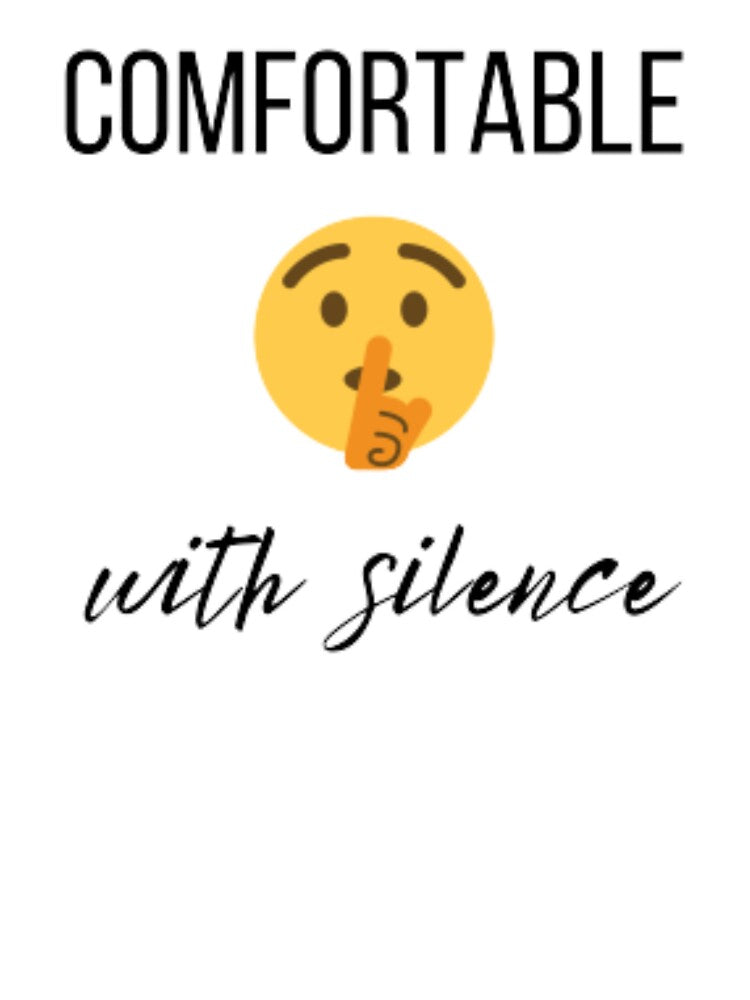 Comfortable with silence, for an introvert, introvert, introvert gifts by TeePassion