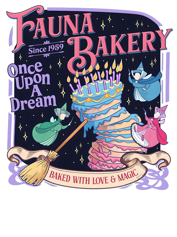 Sleeping Beauty Fauna Bakery Fan Art by CaulfAyiana