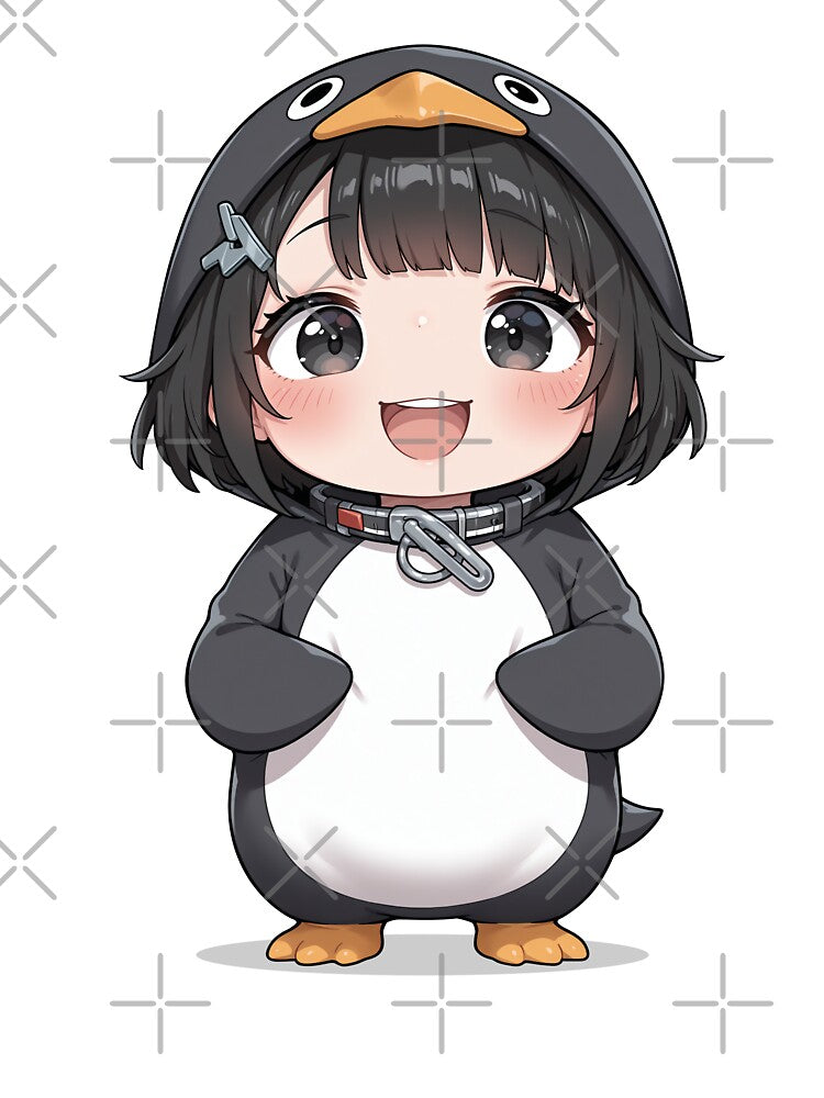 Gugugaga Penguin Girl Kawaii Chibi by Pong Lizardo