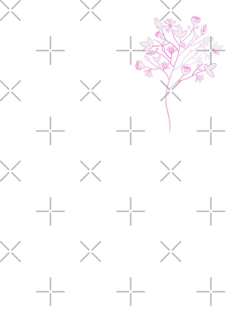 Sketched Tree - Pink by abusygirl