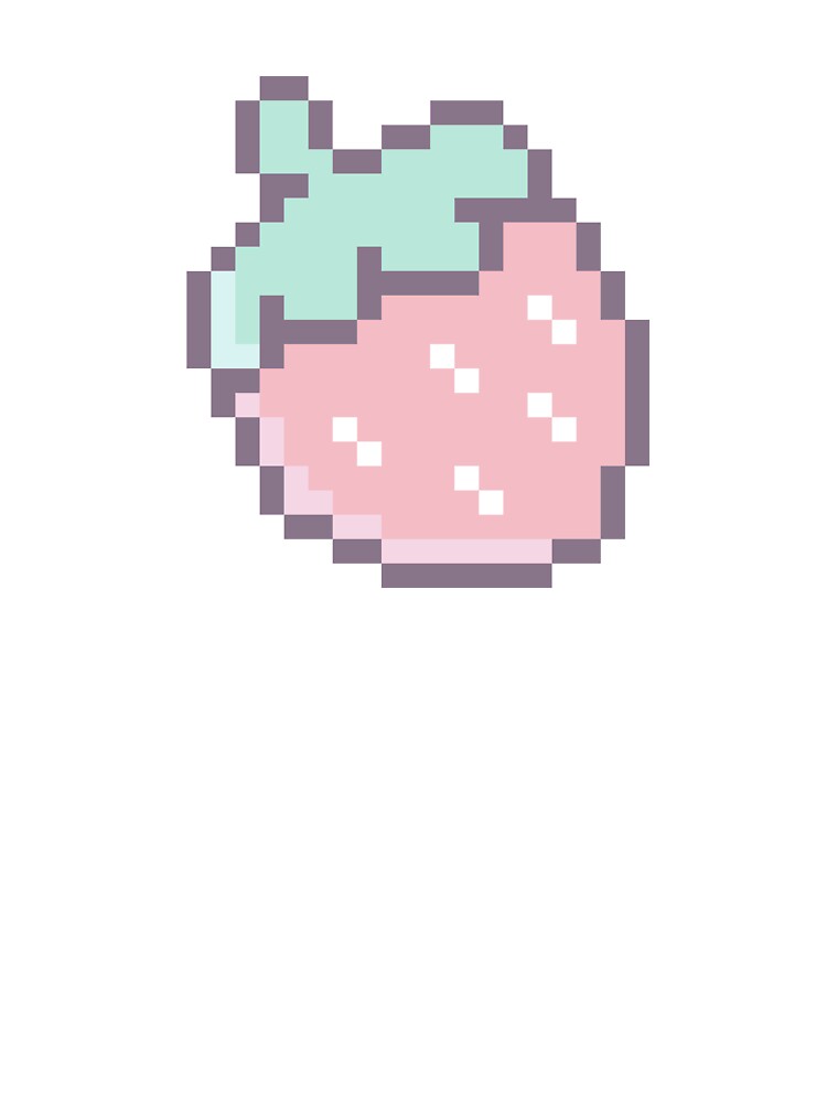 pixel strawberry by PixelArtiste