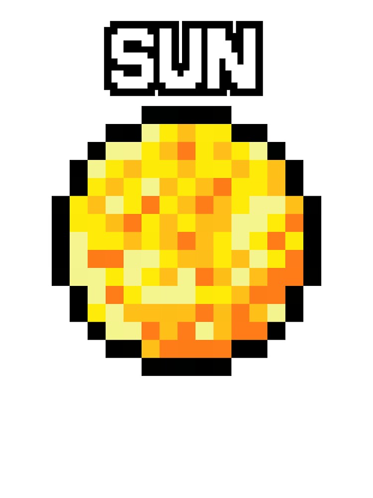 Pixel Art Sun by E-engineering