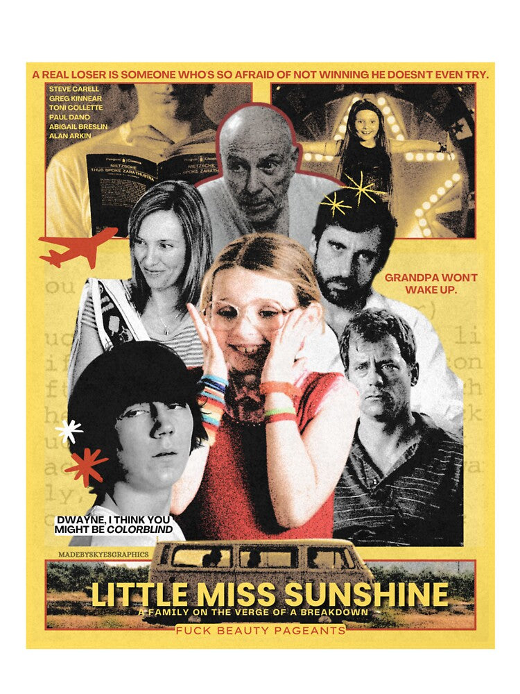 Little Miss Sunshine (2006) movie poster by byskyesgraphics